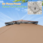 10x15 Pop up Canopy Gazebos on Clearance-Canopy Tent with Mosquito Netting for Lawn, Garden, Backyard &, alternate view 6