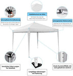 10x15 Pop Up Canopy Tent, Heavy Canopy(White Black with 4 Sidewalls) in White Black, alternate view 4