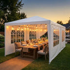 10x20 Carpas para Fiestas Party Tent with 6 Removable Sidewalls for Parties, Weddings, BBQ, Waterproof Outdoor