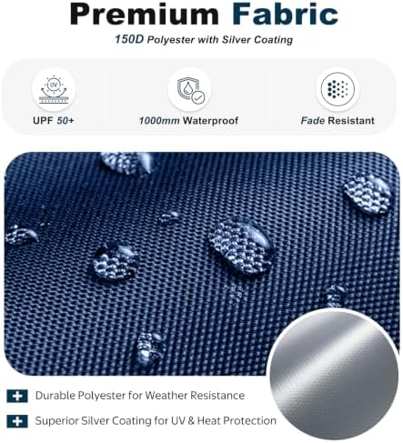 10x20 Durable Pop Up Canopy Tent with Roller Bag, Navy Blue in Navy Blue, alternate view 7