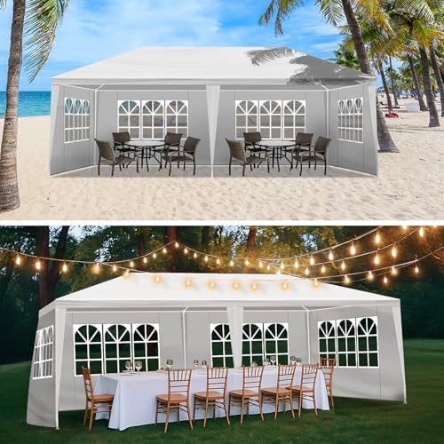 10x20 FT Outdoor Heavy Duty Party Tent with Removable Sidewalls for Wedding (10 20 FT Tent-4 Sides) in 10x20 FT, alternate