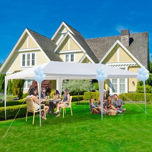 10x20 FT Party Tent, Outdoor Wedding Tents for Parties, Canopy Event Tent Without Removable Sidewalls, alternate view 3