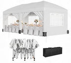 10x20 FT Pop Up Canopy Party Tent Heavy Duty Outdoor, White in 10x20 FT in White