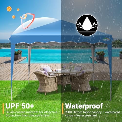 10x20 Heavy Duty Pop up Canopy Tent with 6 sidewalls Easy Up Commercial Outdoor Wedding Party Tents for Parties, alternate