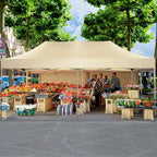 10x20 Heavy Duty Pop Up Canopy Tent with 6 Sidewalls Thicken Frame, Commercial Easy Up Outdoor Wedding Party, alternate view