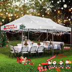 10x20 Heavy Duty Pop Up Canopy Tent with Sidewalls, Easy Up Canopy, alternate view 2