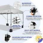10x20 Heavy Duty Pop Up Canopy Tent with Sidewalls, Easy Up Canopy, alternate view 4