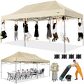 10x20 Heavy Duty Pop up Canopy Tent Without Sidewall Easy Up Commercial Outdoor Canopy Wedding Party Tents for