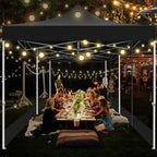 10x20 Heavy Duty Pop up Canopy with 6 Sidewalls, Canopy Tent with Mosquito Netting, Easy up Screen Party Tent, alternate view