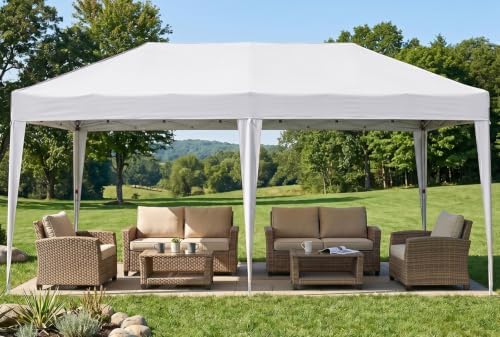 10x20 Pop up Canopy Tent Outdoor Gazebo Carpas para Fiestas White