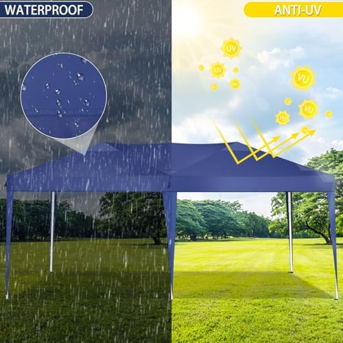 10x20 Pop Up Canopy Tent Party Tents for Parties Weddings Backyard Waterproof Outdoor Commercial Instant Canopy, alternate