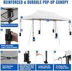 10x20 Pop Up Canopy Tent with Sidewalls Instant Outdoor Canopy, Waterproof & UV Protection, Easy Setup, alternate view 5