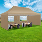 10x20 Pop Up Canopy Tent with Sidewalls, Waterproof Commercial Outdoor Instant Gazebo UV Protection 50+ Event, alternate view