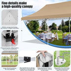 10x20 Pop Up Canopy Tent with Sidewalls, Waterproof Commercial Outdoor Instant Gazebo UV Protection 50+ Event, alternate view
