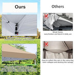 10x20 Pop Up Canopy Tent with Sidewalls, Waterproof Commercial Outdoor Instant Gazebo UV Protection 50+ Event, alternate view