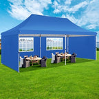 10x20 Pop Up Canopy Tent with Sidewalls, Waterproof Commercial Outdoor Instant Gazebo UV Protection 50+ Event, alternate view