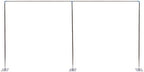 10x20ft Backdrop Stand Pipe Kit, Curtain Frame Professional Background Support Telescopic Stainless Steel Wall
