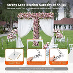 10x20ft Backdrop Stand Pipe Kit, Curtain Frame Professional Background Support Telescopic Stainless Steel Wall, alternate