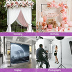 10x20ft Heavy Duty Backdrop Stand, Pipe and Drape Stand, Black in 10x20ft in Black, alternate view 7