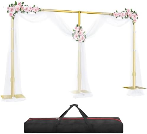 10x20ft Heavy Duty Pipe and Drape Backdrop Stand Kit -Gold in 10x20ft