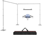 10x20ft Heavy Duty Pipe and Drape Backdrop Stand with Handle Base in 10x20ft