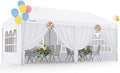 10x20ft Party Tent with Removable Church Sidewalls in 10x20ft