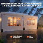 10x20FT Pop Up Canopy Tent with Sidewalls in 10x20FT, alternate view 4