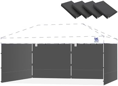 10x20ft Sidewalls for Canopy, Dusk Gray(4Pcs Sidewalls Only) in 10x20ft