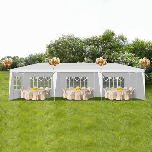10x30 Canopy Tent Outdoor Party Tent with 8 Sidewalls, alternate view 4