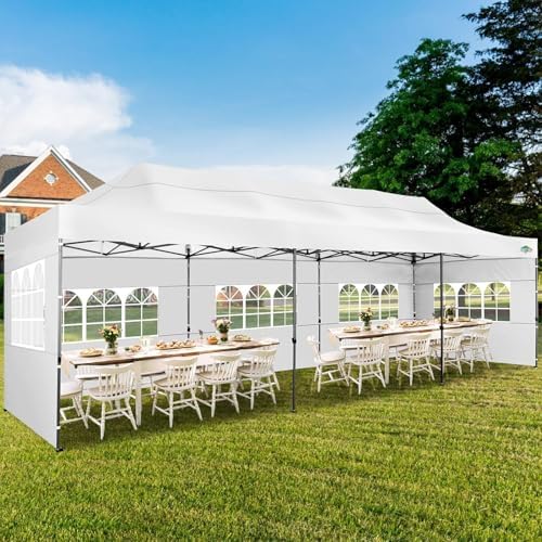 10x30 Heavy Duty Pop up Canopy Tent with Sidewalls Commercial Canopy, alternate view 2