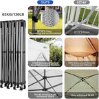 10x30 Heavy Duty Pop up Canopy Tent with Sidewalls Commercial Canopy, alternate view 5