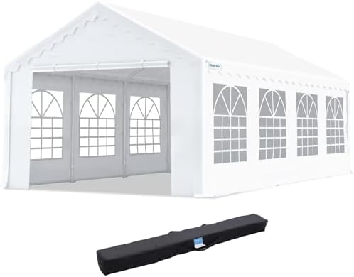 10x30 Heavy Duty White Party Tent with Storage Bags