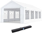 10x30 Heavy Duty White Party Tent with Storage Bags