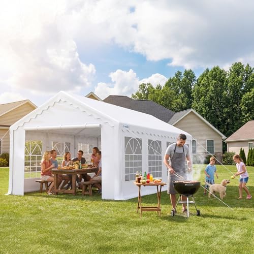 10x30 Heavy Duty White Party Tent with Storage Bags, alternate view 3