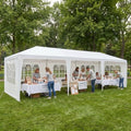 10x30 Outdoor Canopy Tent, Waterproof Party Shelter with 5 Removable Sidewalls & Windows, Large Event Gazebo for