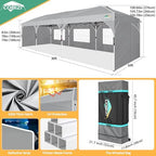 10x30 Party Tent: 10x30 Pop Up Canopy with Wheeled Bag - Tents for Parties with Patented Center-Lock Tech, 420D, alternate