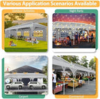 10x30 Party Tent: 10x30 Pop Up Canopy with Wheeled Bag - Tents for Parties with Patented Center-Lock Tech, 420D, alternate