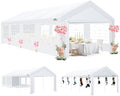 10x30 Party Tent, Heavy Duty Waterproof with 8 Sidewalls