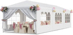 10x30 Party Tent Outdoor Canopy Tents for Parties with 8 Removable Sidewalls Heavy Duty Waterproof Gazebo
