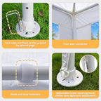 10x30 Party Tent Outdoor Canopy Tents for Parties with 8 Removable Sidewalls Heavy Duty Waterproof Gazebo, alternate view 5