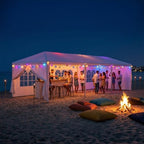 10x30 Party Tent Outdoor Canopy Tents for Parties with 8 Removable Sidewalls Heavy Duty Waterproof Gazebo, alternate view 6