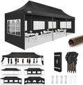 10x30 Pop Up Canopy Heavy Duty with 8 Removable Sidewalls