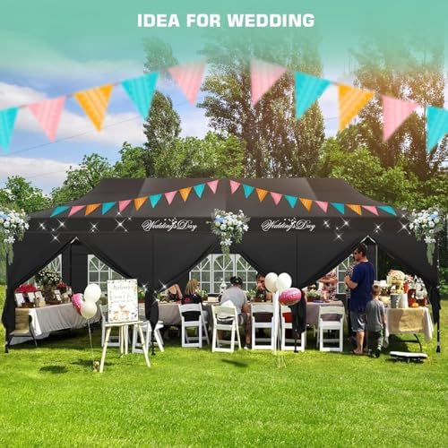 10x30 Pop Up Canopy Heavy Duty with 8 Removable Sidewalls, alternate view 5