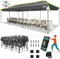10x30 Pop Up Canopy One Push Party Tent with Air Vent Waterproof Commercial Outdoor Patio Gazebo for Parties