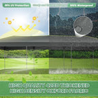 10x30 Pop Up Canopy One Push Party Tent with Air Vent Waterproof Commercial Outdoor Patio Gazebo for Parties, alternate view