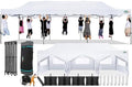 10x30 Pop Up Canopy Tent, Heavy Duty Canopy(White with 8 Sidewalls)