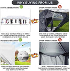 10x30 Pop Up Canopy Tent, Heavy Duty Canopy(White with 8 Sidewalls), alternate view 3