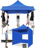 10x30 Pop Up Canopy Tent, Heavy Duty(Dark Blue Gray No Sidewalls)