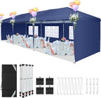 10x30 Pop Up Canopy Tent with 5 Sidewalls Party Tents for Parties Wedding Backyard Waterproof Outdoor Commercial