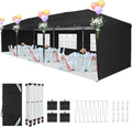 10x30 Pop Up Canopy Tent with 5 Sidewalls Party Tents for Parties Wedding Backyard Waterproof Outdoor Commercial